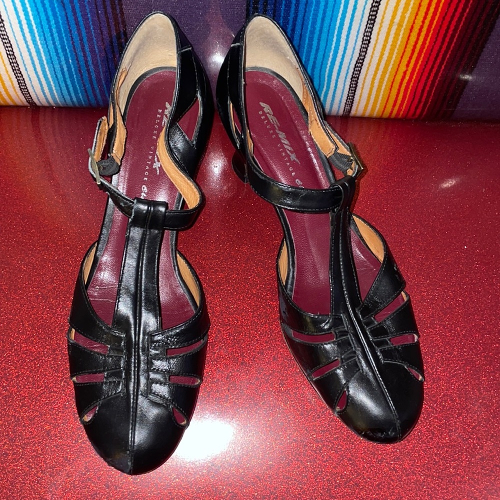 Re-Mix Vintage Reproduction Shoes Heels Balboa 9